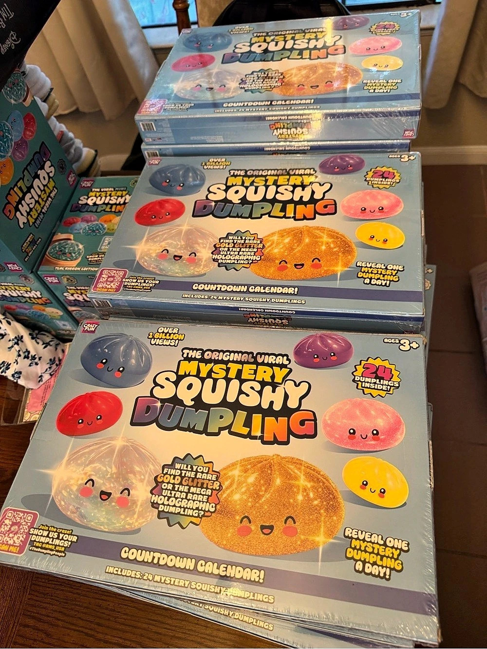 The Original Squishy Dumpling Mystery Squishy Dumpling 24 Squishies Countdown